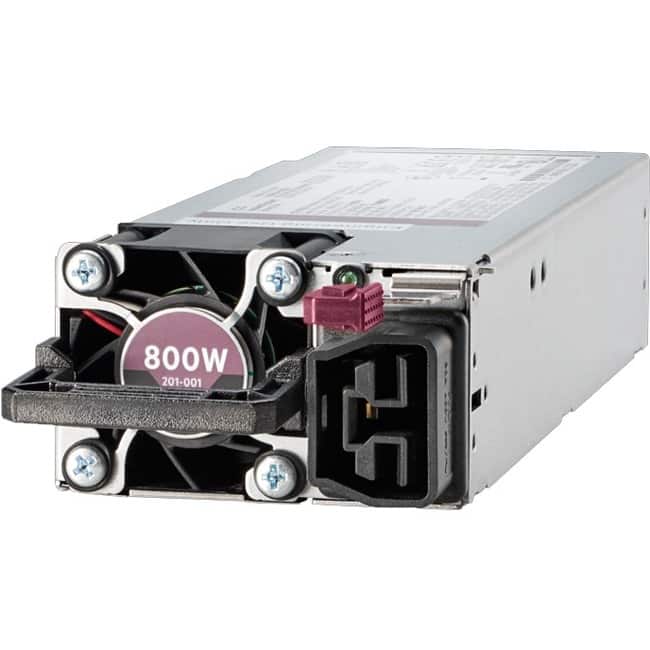 HP - HPE 800W Flex Slot Platinum Hot Plug Low Halogen Power Supply Kit - Hot-pluggable - 96% Efficiency