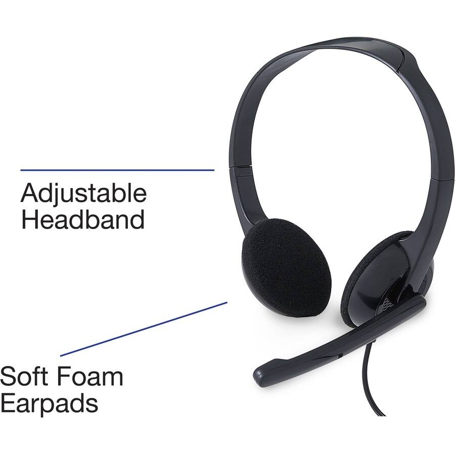 Adjustable Headband  
Soft Foam Earpads