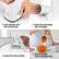 1. Lock the base with the suction knob
2. Insert the drum blade into the hopper
3. Install the rotary handle
4. Turn the handle while slicing/grating