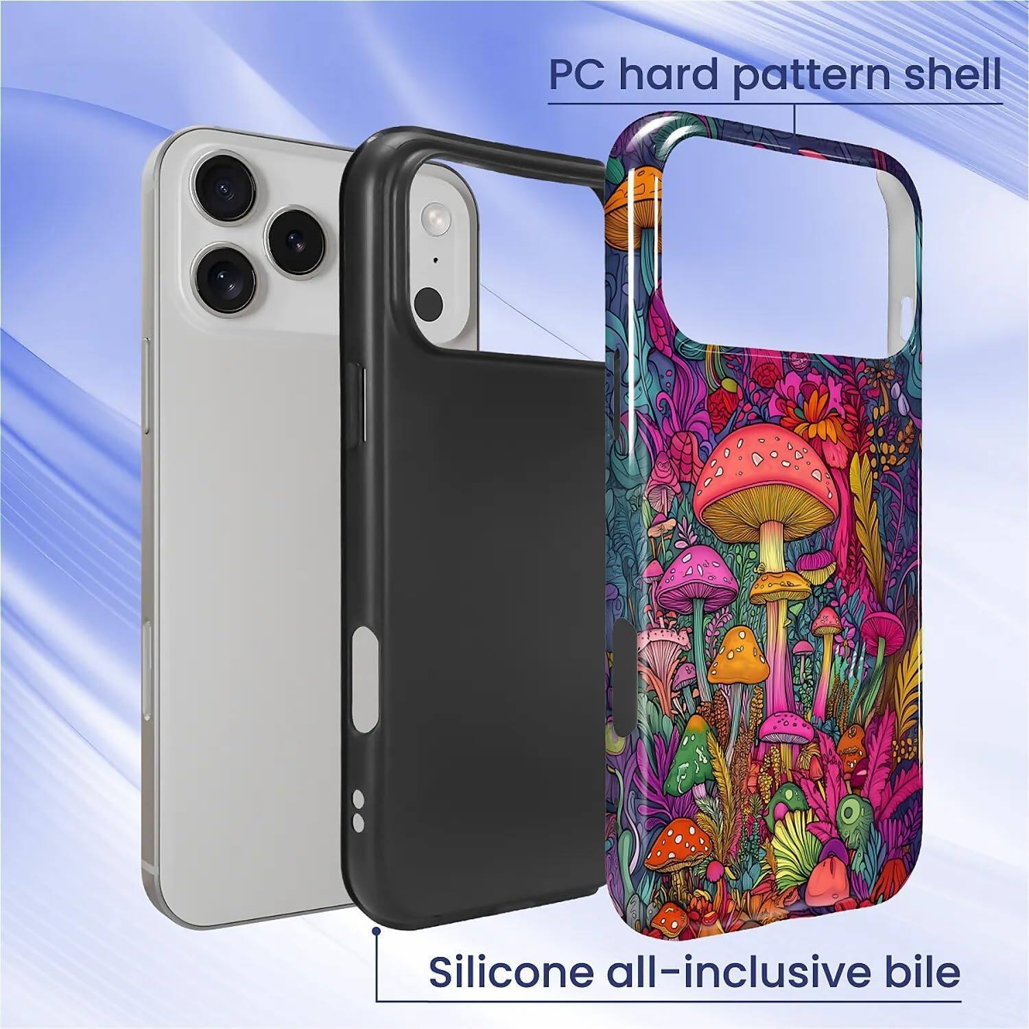 PC hard pattern shell  
Silicone all-inclusive bile