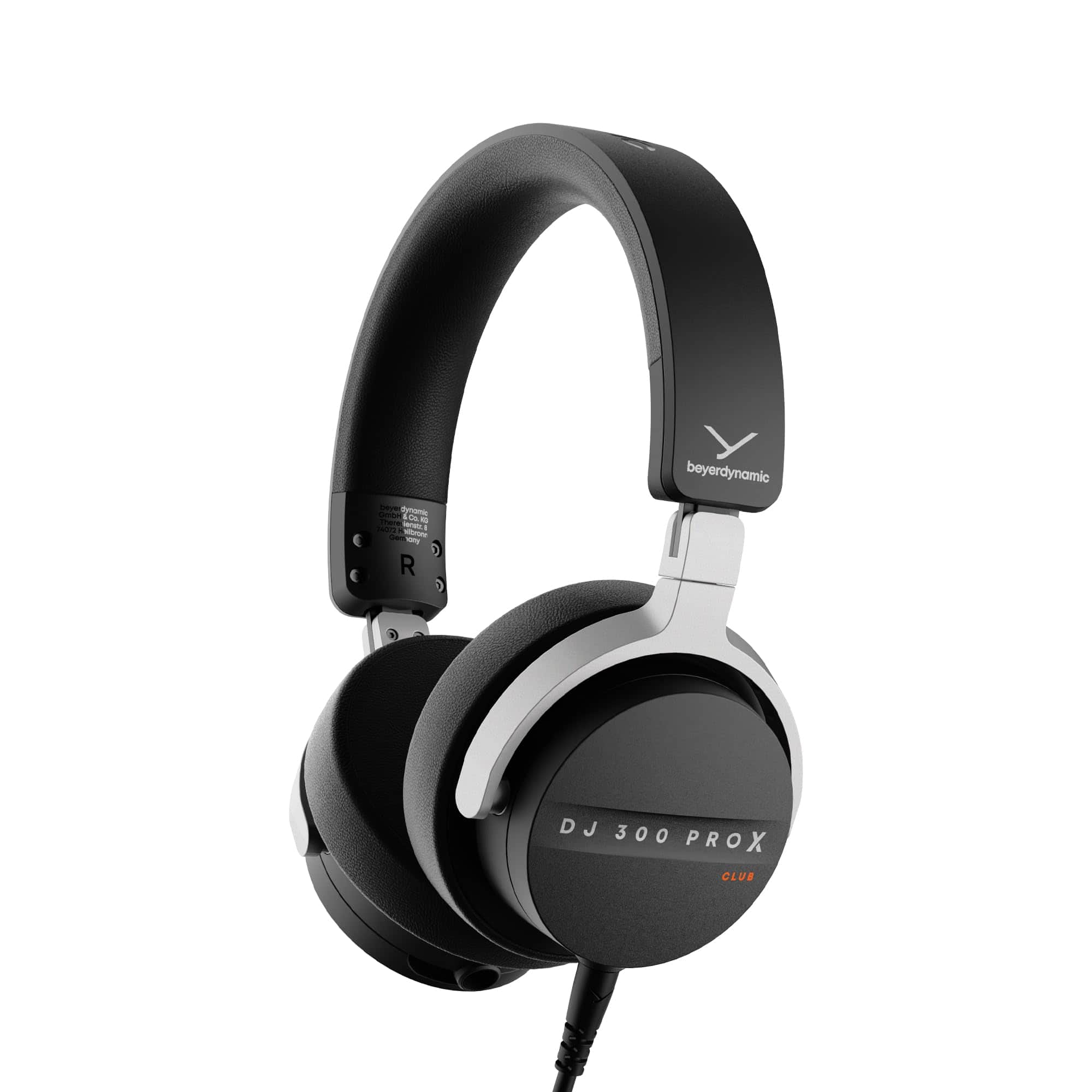 Beyerdynamic - DJ 300 PRO X Club Professional 2-in-1 DJ Headphones with On/Over-Ear Design for Club DJs - Black