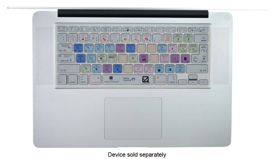 Best Buy Ezquest Adobe Illustrator Keyboard Cover For Apple Macbook 13 Macbook Air Macbook Pro And Wireless Keyboard Multi X