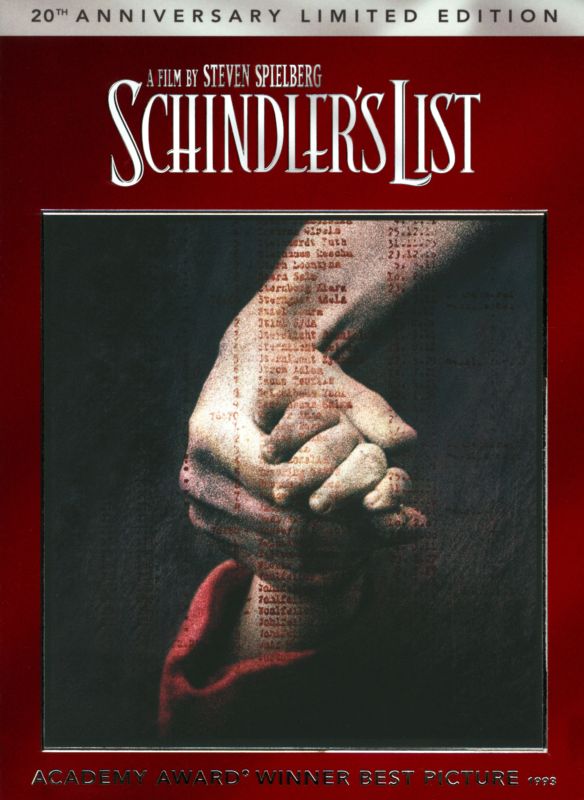  Schindler's List [20th Anniversary] [2 Discs] [Includes Digital Copy] [UltraViolet] [DVD] [1993]