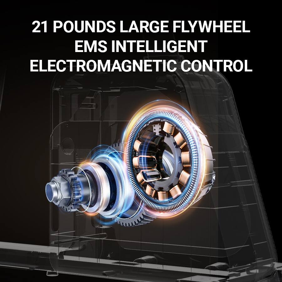 21 POUNDS LARGE FLYWHEEL EMS INTELLIGENT ELECTROMAGNETIC CONTROL