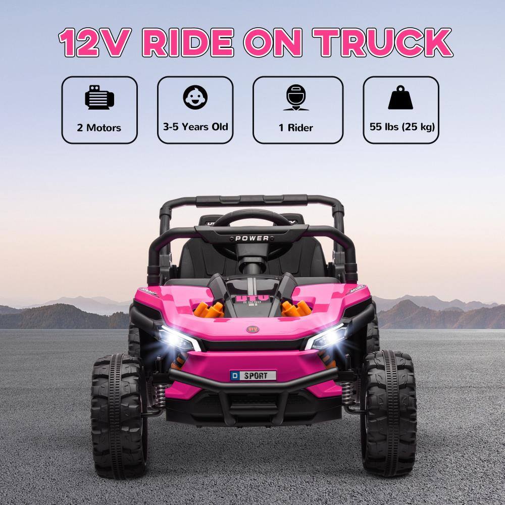 12V RIDE ON TRUCK

- 2 Motors
- 3-5 Years Old
- 1 Rider
- 55 lbs (25 kg)

POWER UTU SPORT