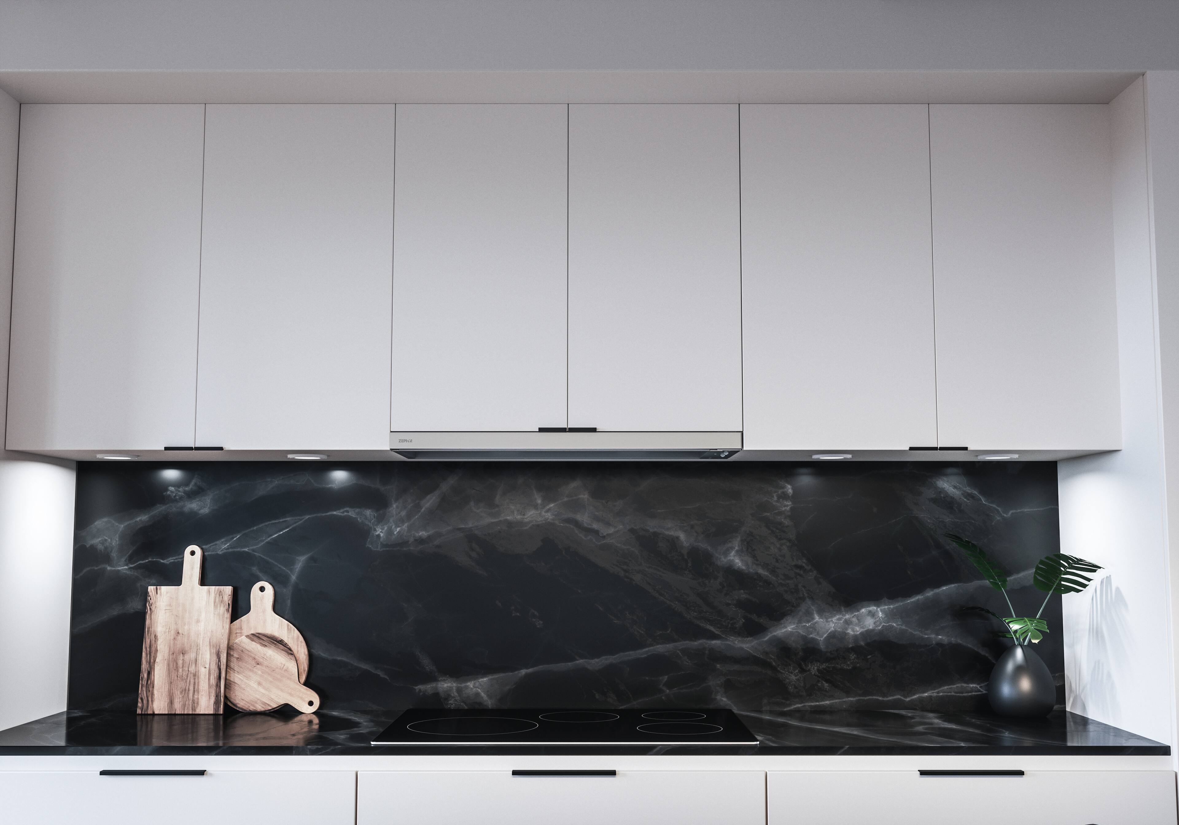 Alt View 11. Zephyr - Pisa 24 in. 290 CFM Under Cabinet Range Hood - Stainless Steel.