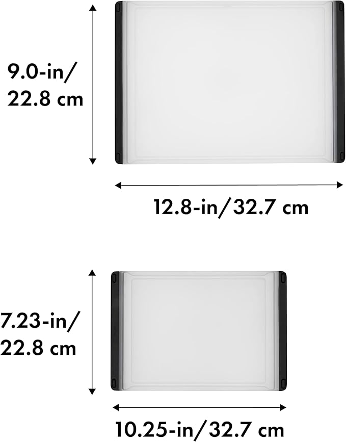 9.0-in/22.8 cm  
12.8-in/32.7 cm  

7.23-in/22.8 cm  
10.25-in/32.7 cm