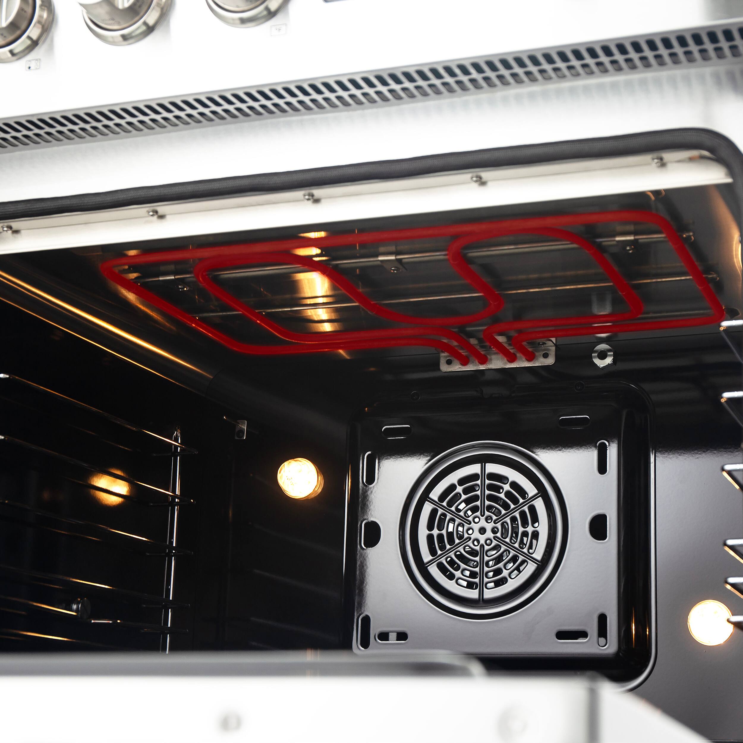 Alt View 14. Forno Appliances - Torino 30" Induction Range - Silver.