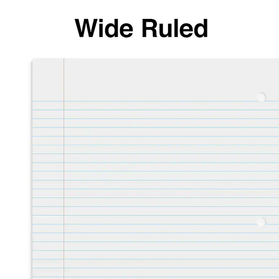Sujce Notebook Staples 1‑Subject Notebook, 8” x 10.5”, Wide Ruled, 70 Sheets Green ...