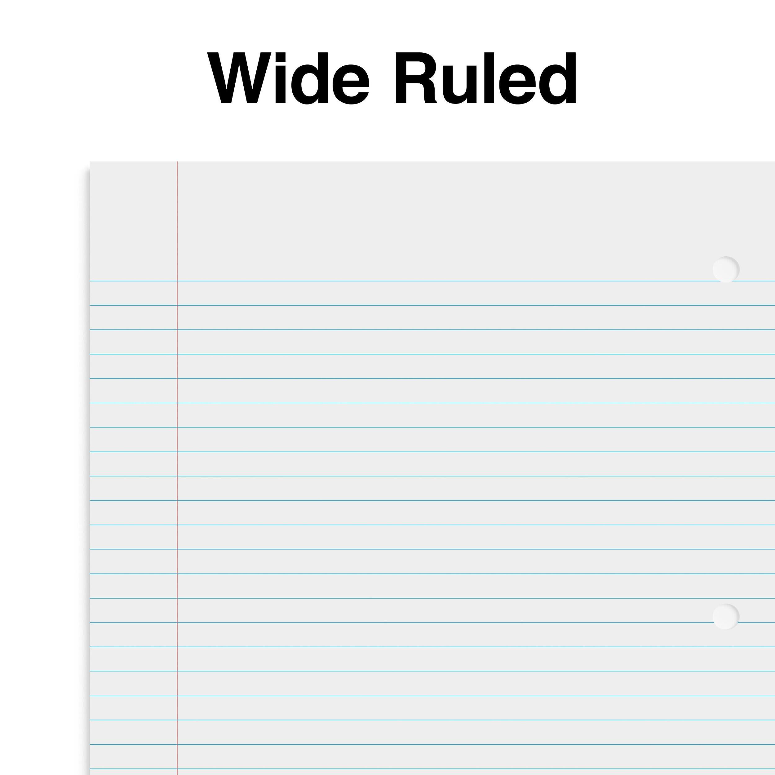 Staples 1‑Subject Notebook, 8” x 10.5”, Wide Ruled, 70 Sheets Green ...