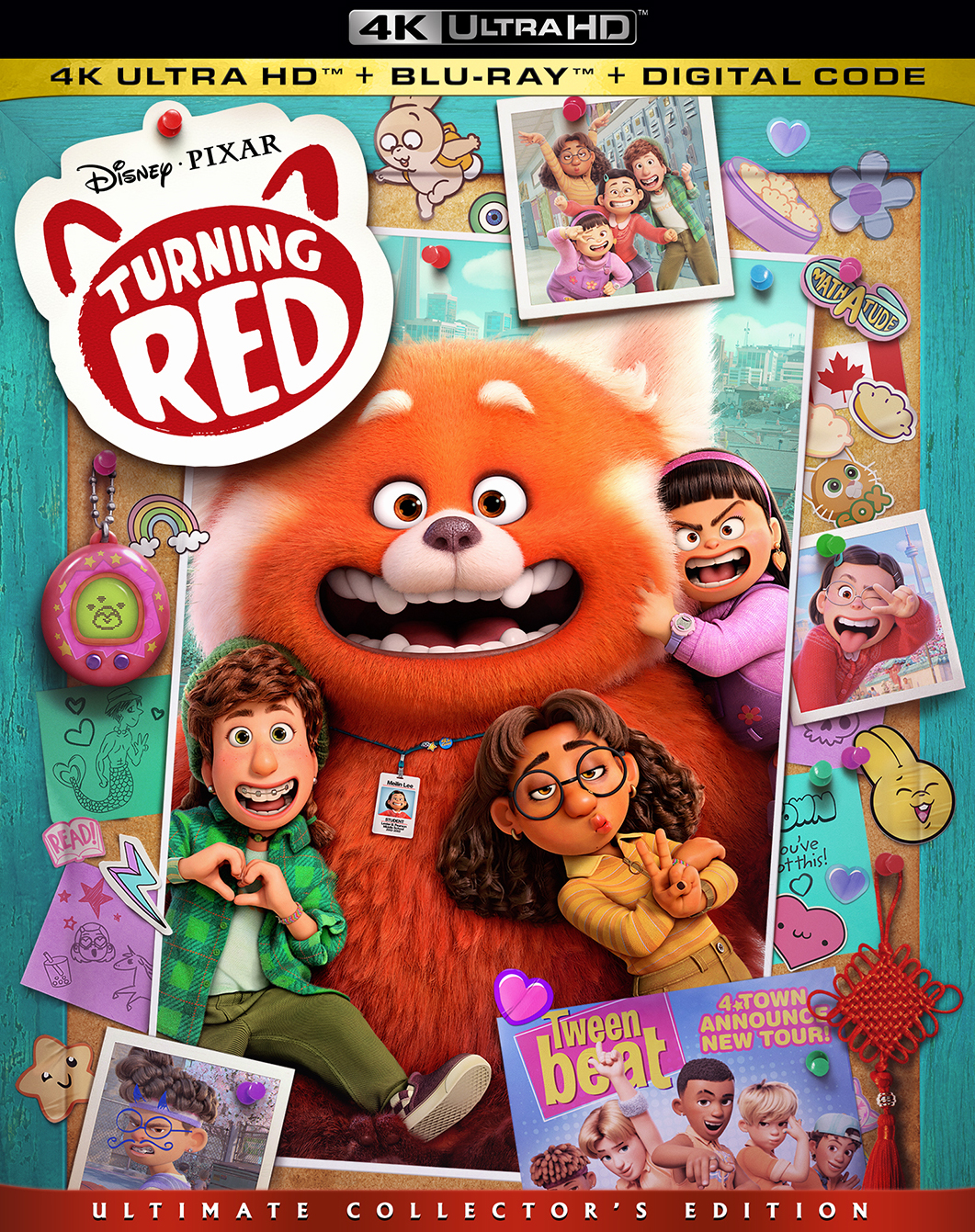 Turning Red - Disney+, DVD, Blu-Ray & Digital Download