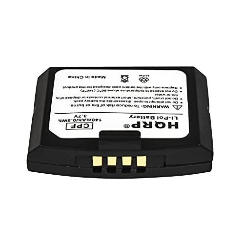 China I Made product I for Doubisep becy battery Ous WIth only Replace (140,k) 0.09  temperature to esodza 1Ou Do water O  uy of dispose PO contacts external LOUS puncture crush, OU PO pack. battery the disassemble uedo 1 attempt oU De swJng JO  of risk reduce To WARNING: 3.7V Battory Li-Pol 140mAh/0.5Wh CPF  HQRP
