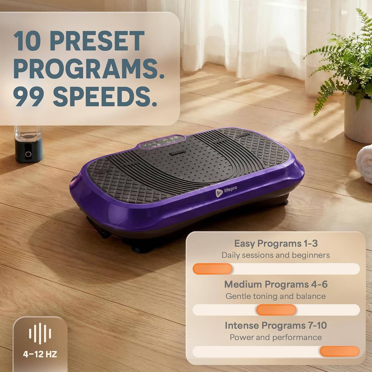 LifePro Waver Vibration Plate – Whole Body Exercise Machine for