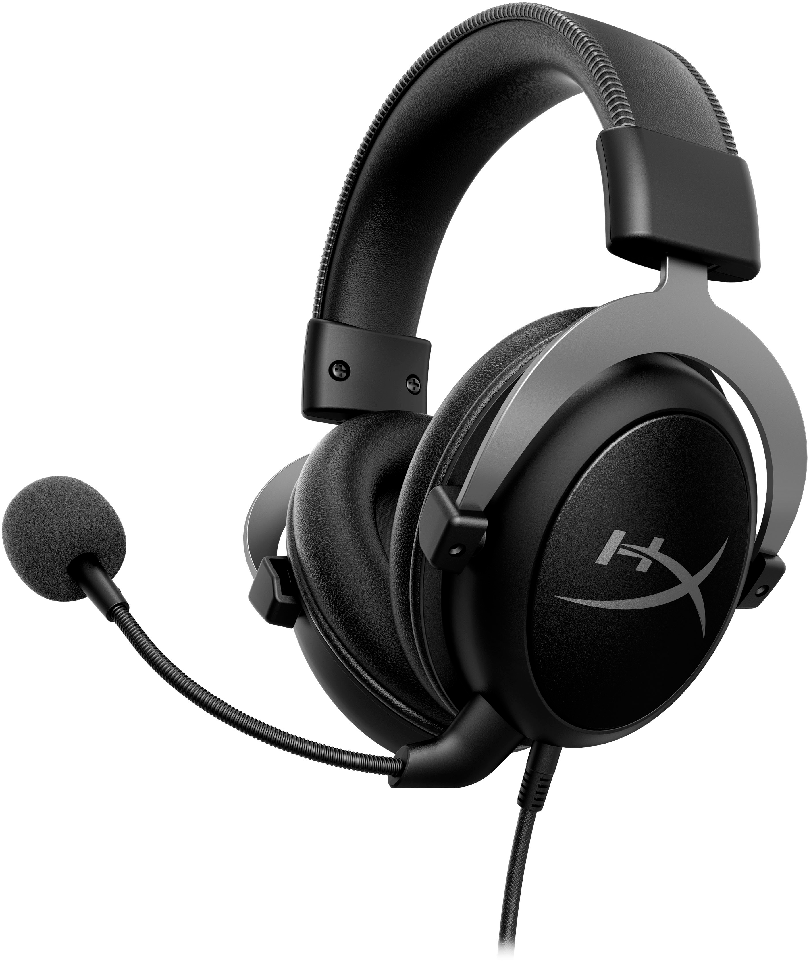 dynamisch bijl Merg HyperX Cloud II Wired Gaming Headset for PC, Xbox X|S, Xbox One, PS5, PS4,  Nintendo Switch, and Mobile Black/Gunmetal 4P5L9AA/KHX-HSCP-GM - Best Buy