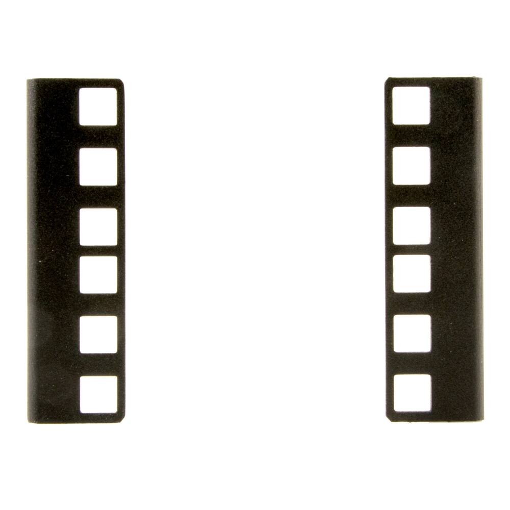 Alt View 10. RackSolutions - RackSolutions 2U Covered Vertical Wall Mount Rack - Black.