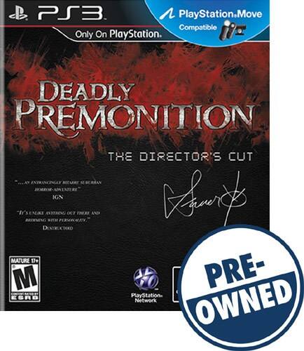 deadly premonition the director's cut ps3