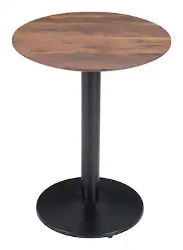 Hivvago - Alto Bistro Table - Brown & Black