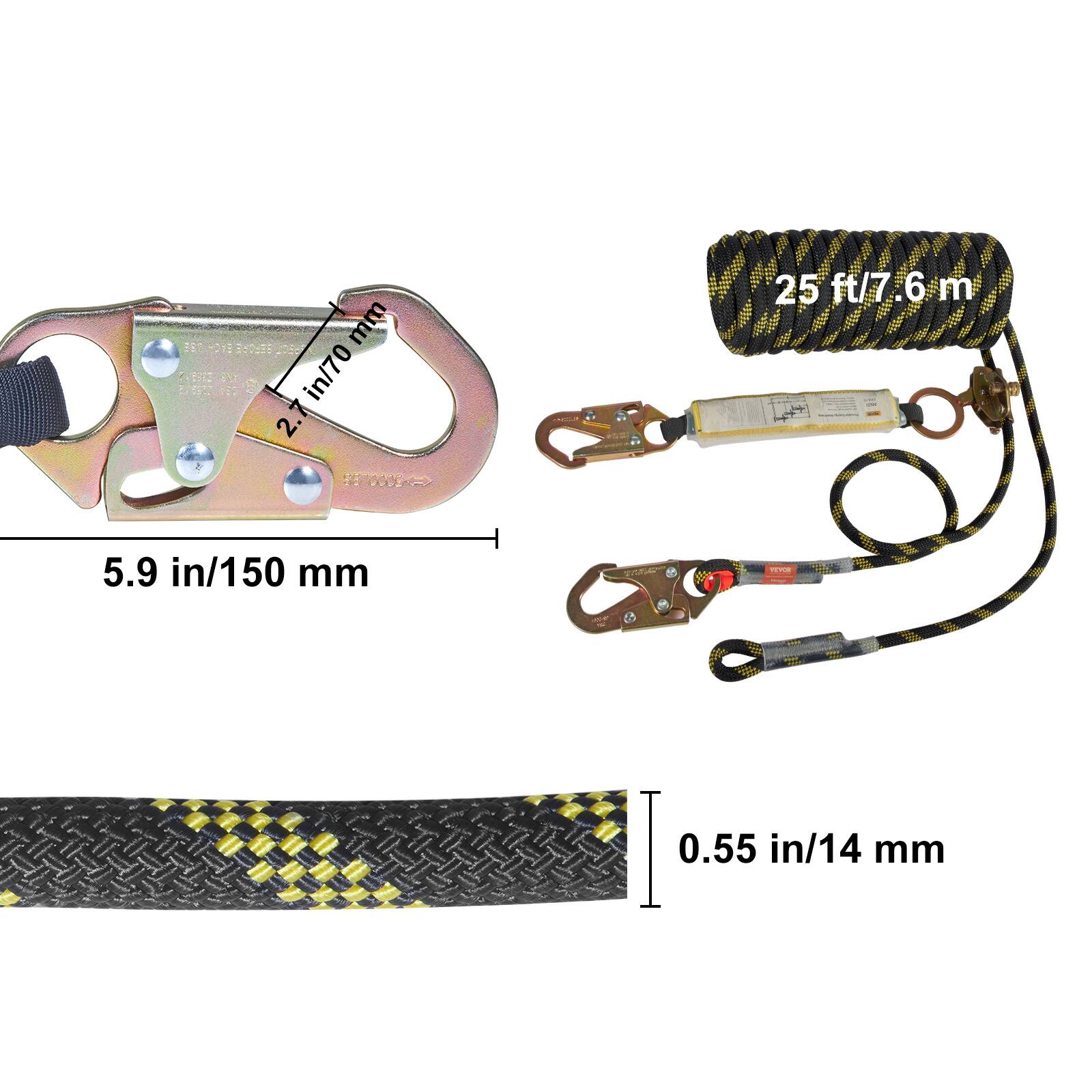 2.25 ft/7.6 m  
5.9 in/150 mm  
0.55 in/14 mm