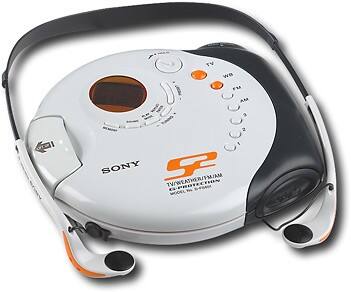 Angle Standard. Sony - Portable CD Walkman.