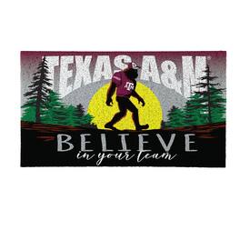 Evergreen Enterprises - Texas A&M Aggies 28" x 16" Bigfoot Believe in Your Team Turf Door Mat - Multicolor