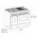36" - 37 1/2" (914 mm -953 mm)
Depth Without Handle: 27 3/4" (705 mm)
Depth Including Handle: 29 1/4" (743 mm)
48" (1217 mm)