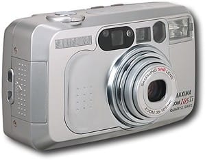 Angle Standard. Samsung - Maxima Zoom 105 Ti QD 35mm Camera.