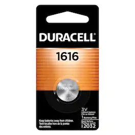 Duracell - Lithium Coin 1616 3 V 50 mAh Medical Battery 1 pk