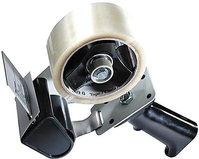 Tartan - Pistol Grip 2" to 3" Handheld Packing Tape Dispenser - Black