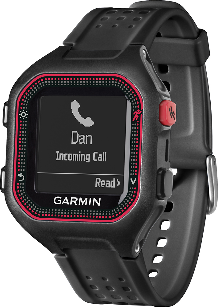 Best Buy: Garmin 25 GPS Running Black/Red 010-01353-00