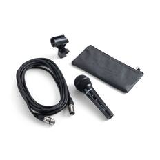 Front. On Stage Stands - On-Stage AS400V2 Dynamic Handheld Mic (Vocal Microphone, On/Off Switch, Wired XLR Output, Metal-Mesh Grille, for Stage, - Black.
