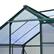 Alt View 8. Outsunny - 6' x 6' Greenhouse for Outdoors, Polycarbonate Greenhouse with Rain Gutter and Roof Vent, Aluminum Walk-in Green House.