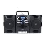 Emerson - Portable CD & Cassette Stereo Boombox with AM/FM Radio - Black