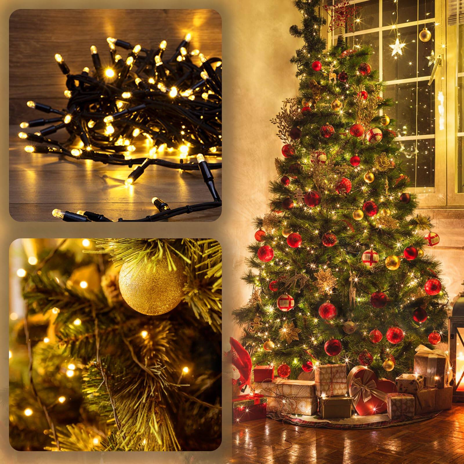 Alt View 5. NICHOLAS KLEIN - 480 Led Solar String Lights For Outside Super Long Chrismas Outdoor With 8 Modes & - Red 2 Pack.