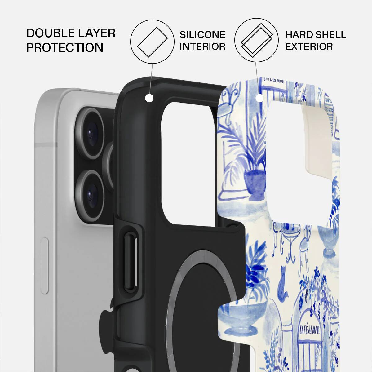 DOUBLE LAYER PROTECTION  
SILICONE INTERIOR  
HARD SHELL EXTERIOR  
LAFALMAR