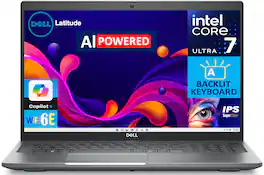 Dell - Latitude 5550 K3CP1 Laptop, Core Ultra 7 155U, 32GB, 2TB SSD, 15.6 FHD (1920x1080), Win 11 Pro - Gray