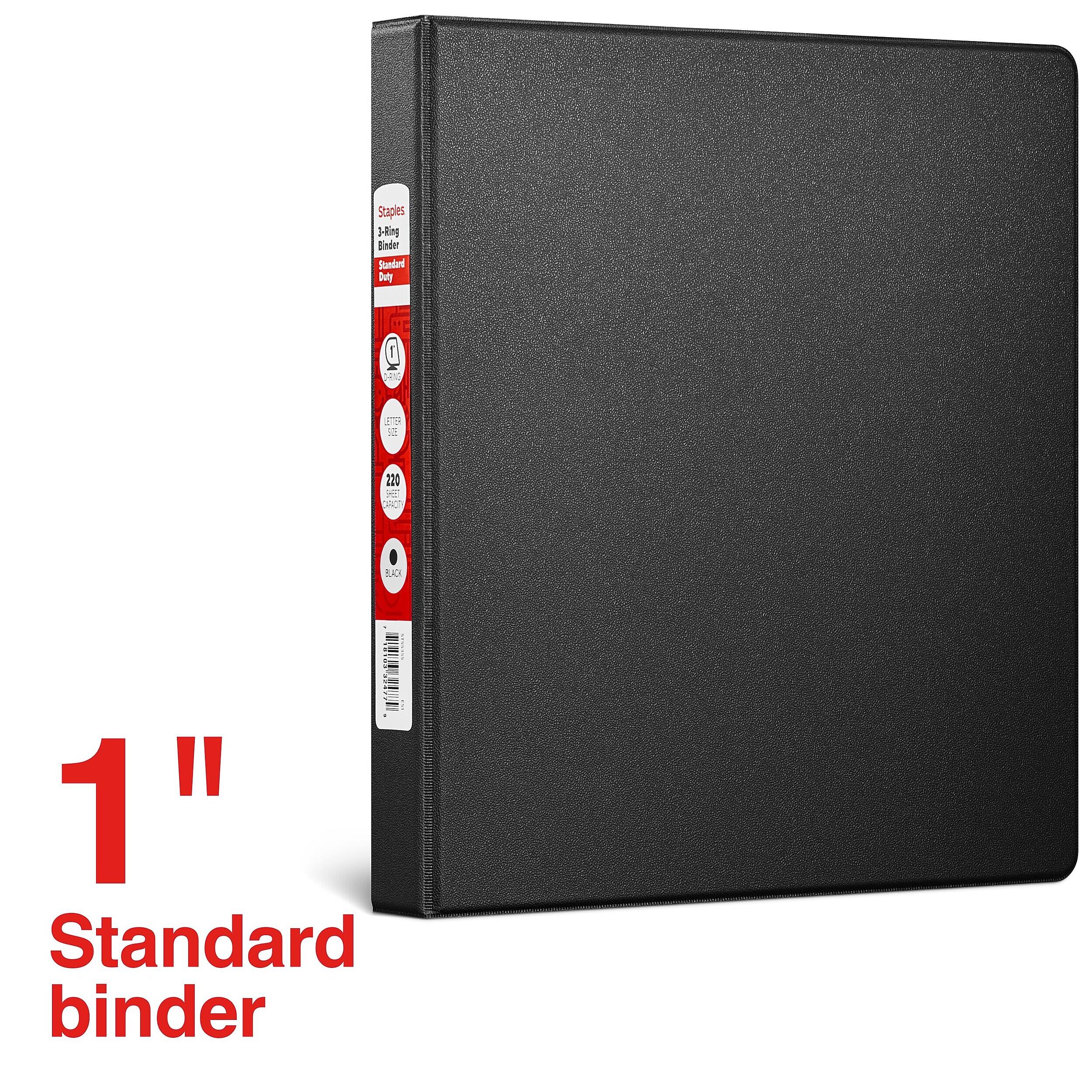 Staples 3-Ring Binder Standard Daily
220
CALB 1" Standard binder