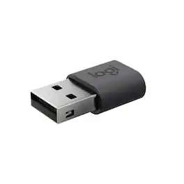 Logitech - Logi USB-A to USB-C Adapter, Graphite