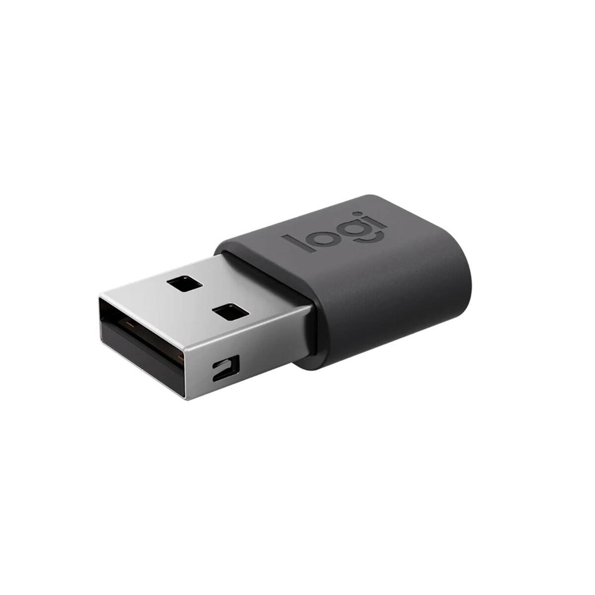 Logitech - Logi USB-A to USB-C Adapter, Graphite