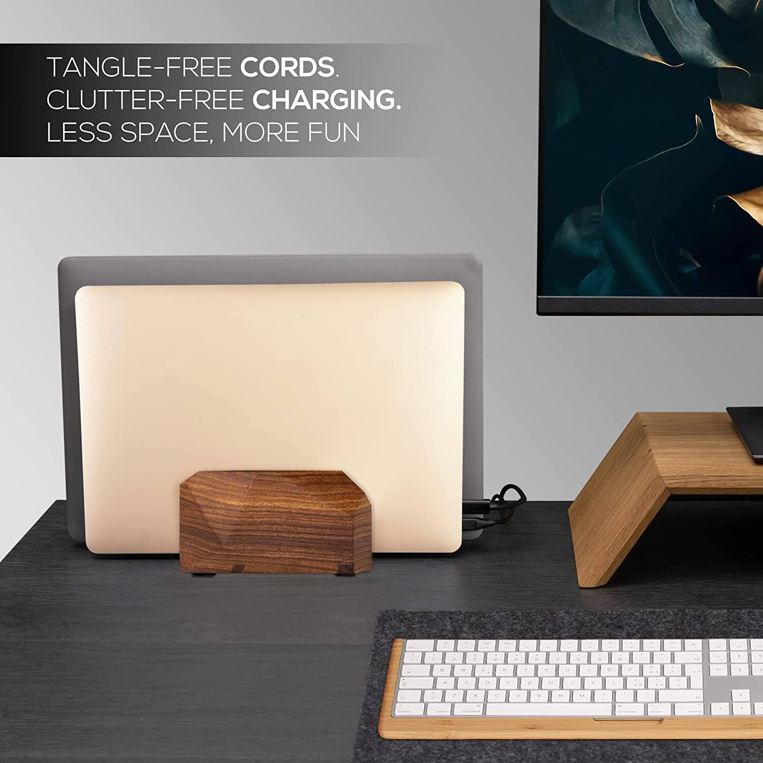 TANGLE-FREE CORDS.  
CLUTTER-FREE CHARGING.  
LESS SPACE, MORE FUN