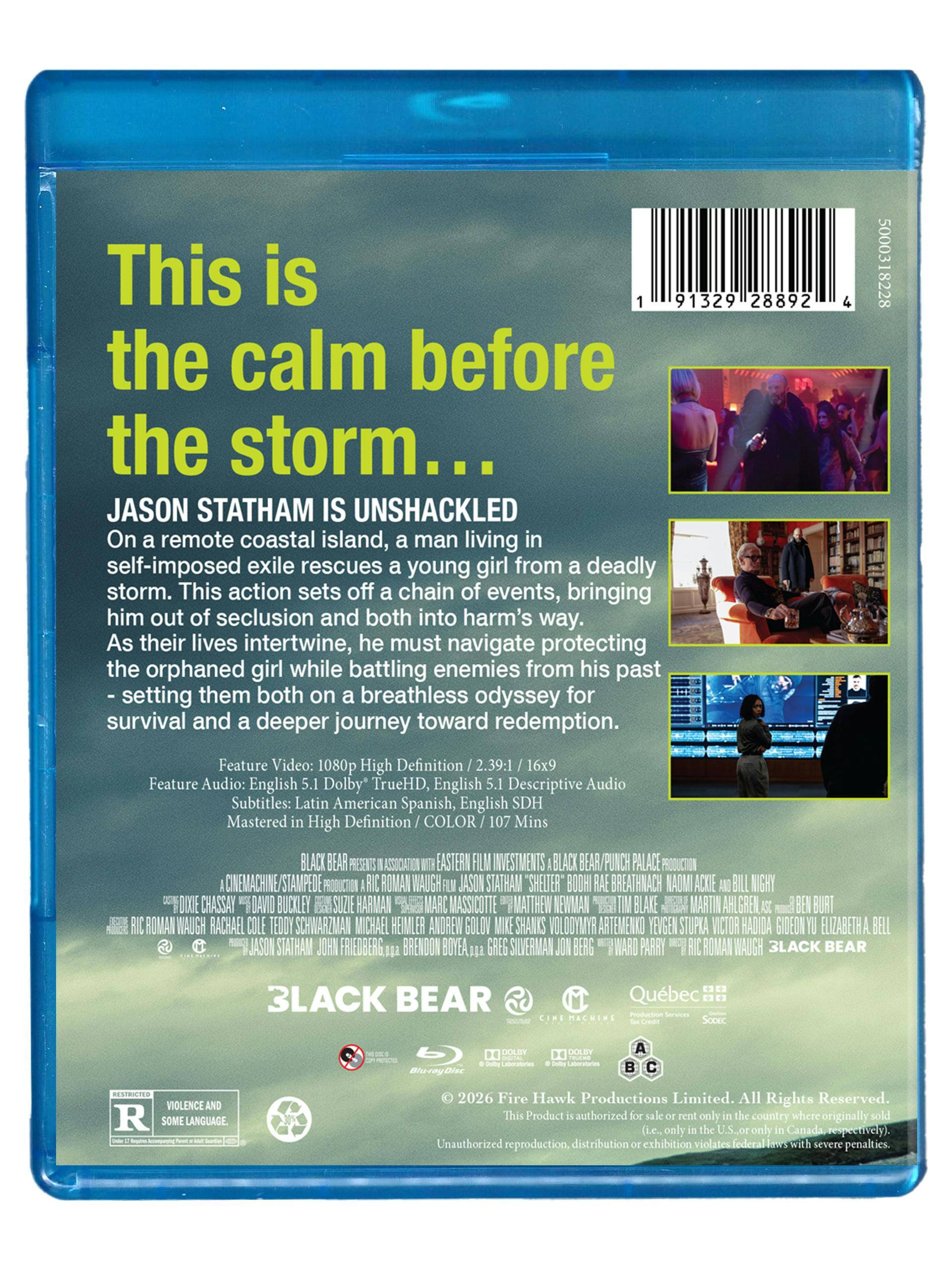 Back. Shelter   - BLU-RAY.