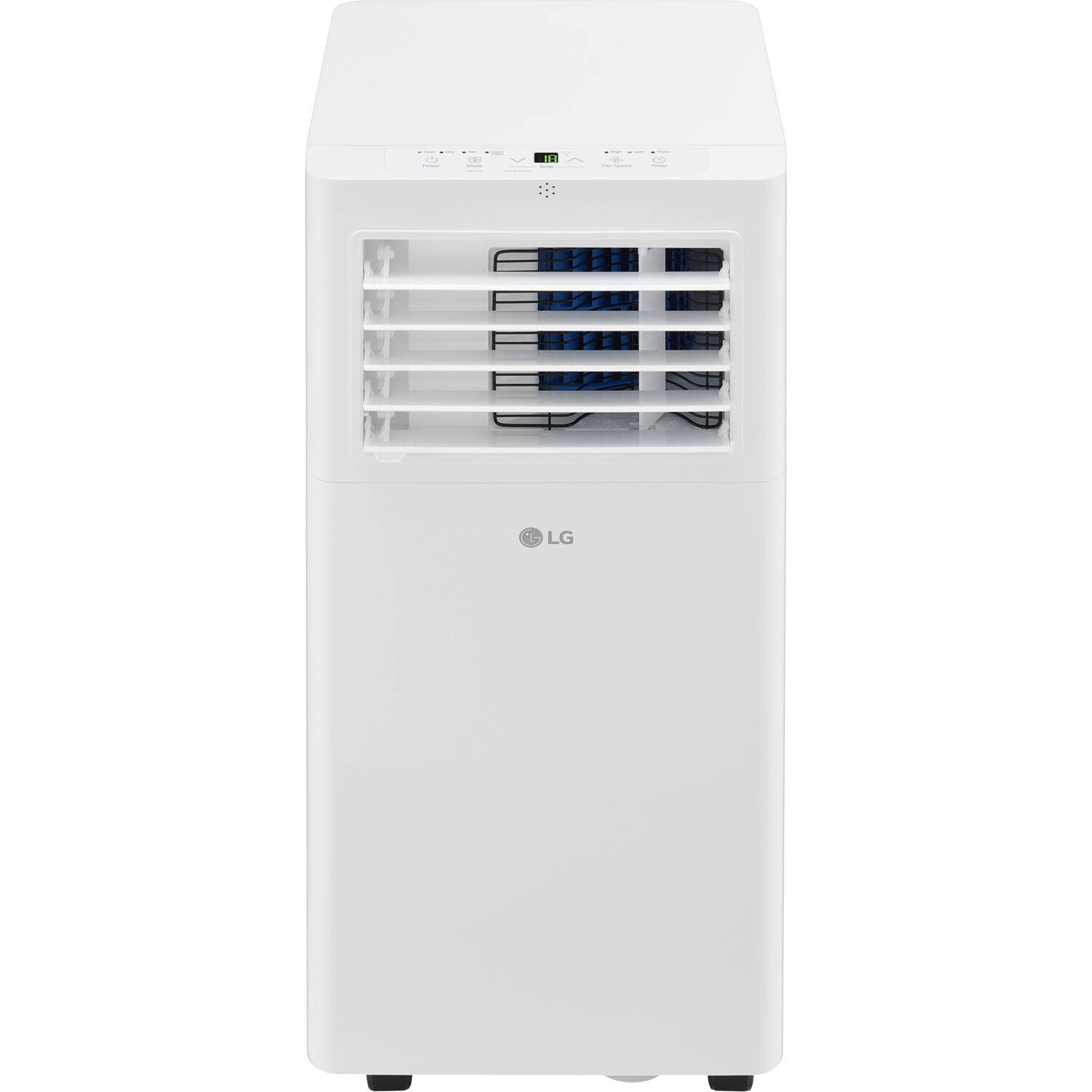 Alt View 4. LG - 150 Sq. Ft. Portable Air Conditioner 5,100 BTU - White.