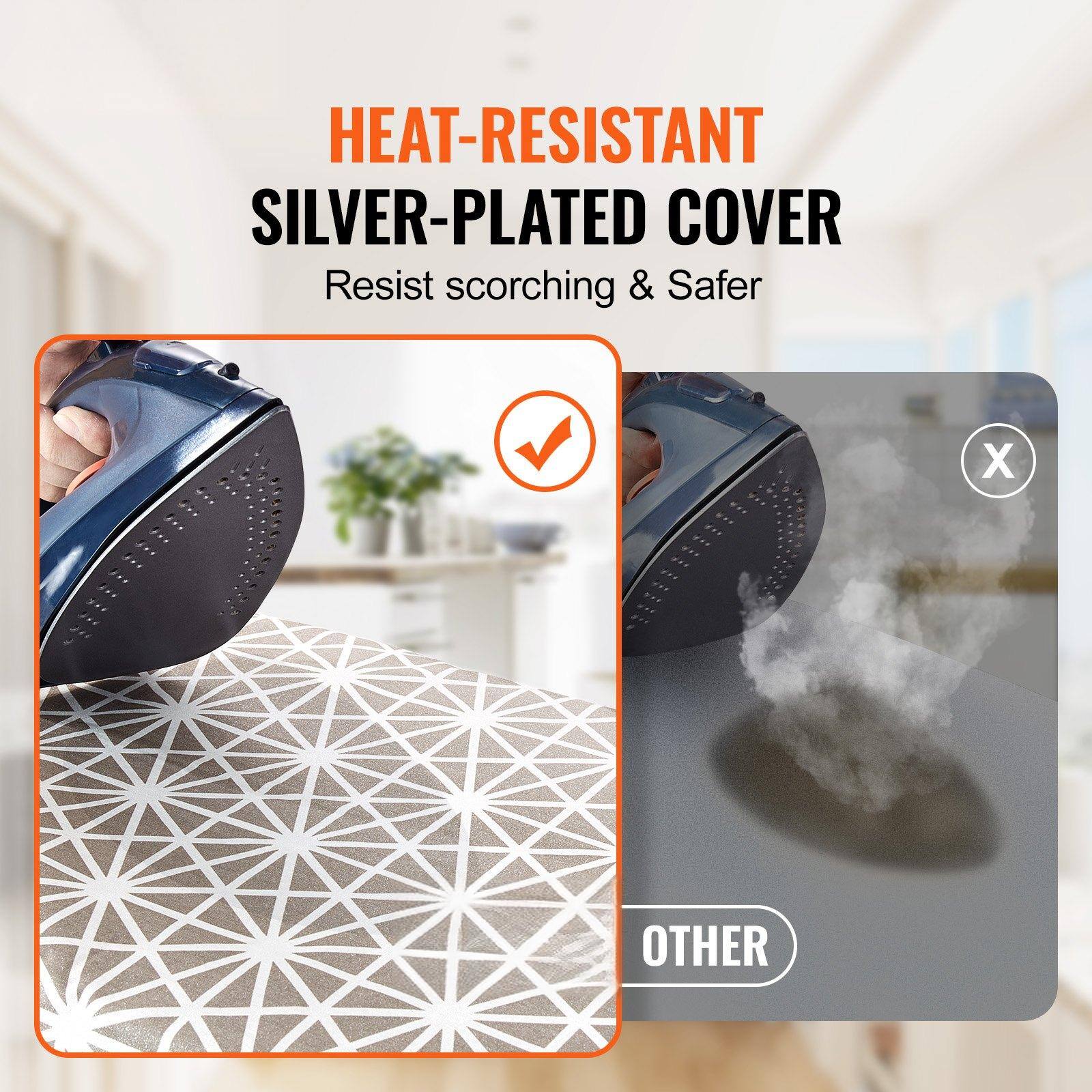 HEAT-RESISTANT SILVER-PLATED COVER  
Resist scorching & Safer
