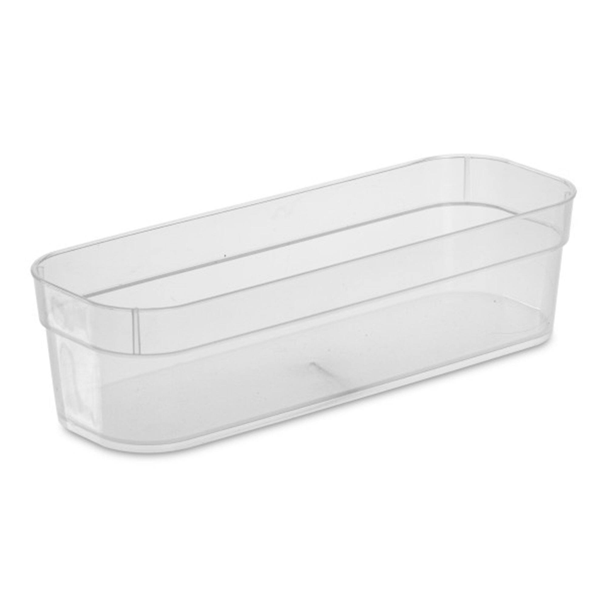 Alt View 8. Sterilite - Sterilite Narrow Storage Trays for Desktop & Drawer Organizing, Clear (24 Pack) - Clear.