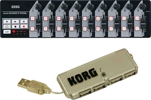 Angle Standard. Korg - nanoKONTROLB Bundle USB MIDI Controller.