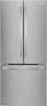 LG - 30-in Wide 21.8 Cu. Ft. French Door Refrigerator with Smart Cooling System - Stainless Steel