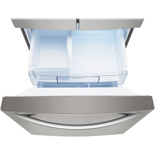 Alt View 15. LG - 21.8 Cu. Ft. French Door Refrigerator with Smart Cooling System - Stainless Steel.