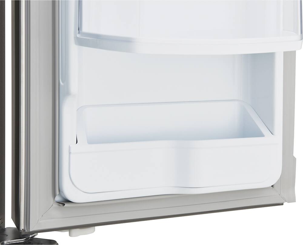 Alt View 4. LG - 21.8 Cu. Ft. French Door Refrigerator with Smart Cooling System - Stainless Steel.