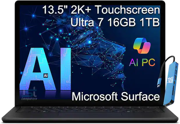 13.5" 2K+ Touchscreen Ultra 7 16GB 1TB AI PC
Microsoft Surface