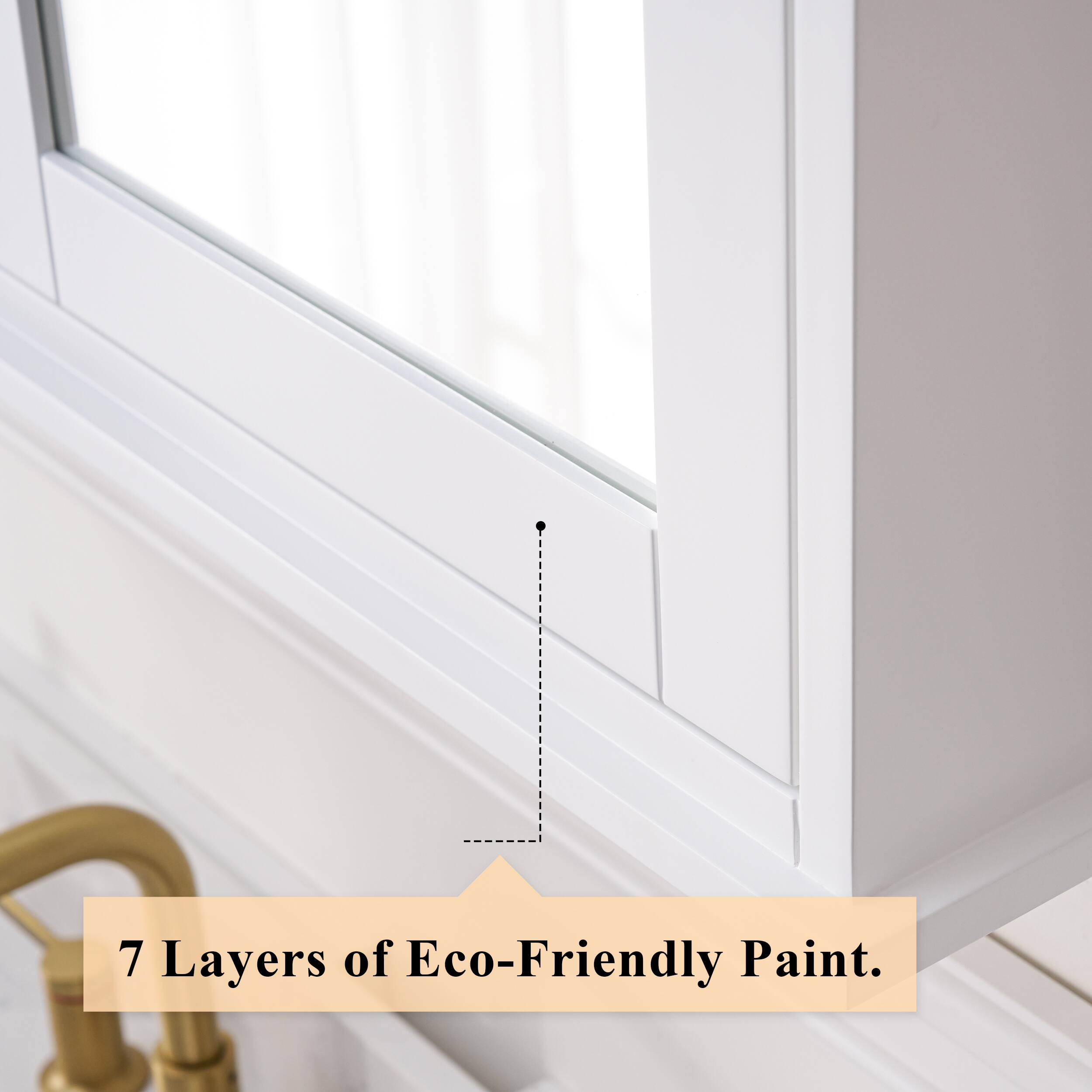 7 Layers of Eco-Friendly Paint.