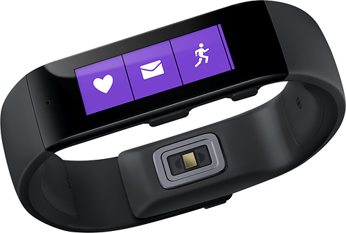 Best Buy: Microsoft Band Smartwatch (Large) Black Thermal 4M5-00003